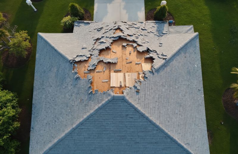 Roof Repair After Storm Or Impact Damage